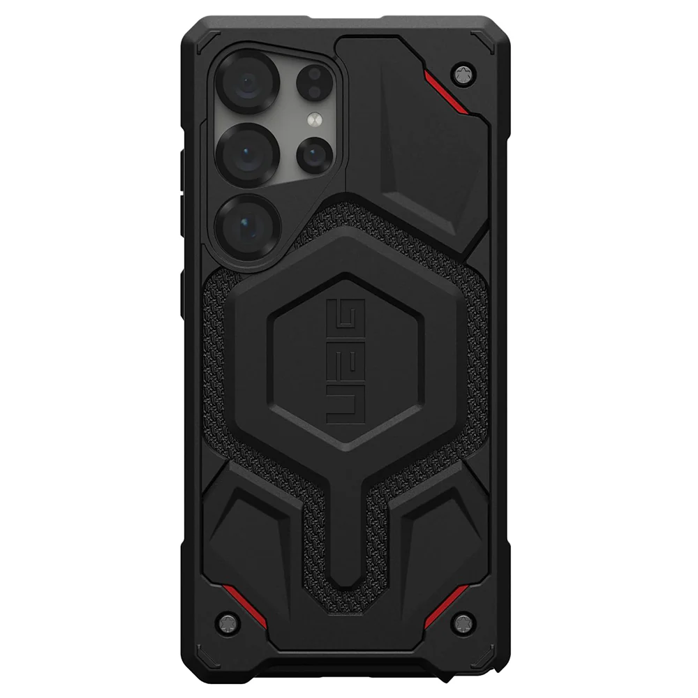 MagSafe Case for Samsung Galaxy S25 Ultra S938, Urban Armor Gear, Monarch Pro Kevlar, Black - Image 2