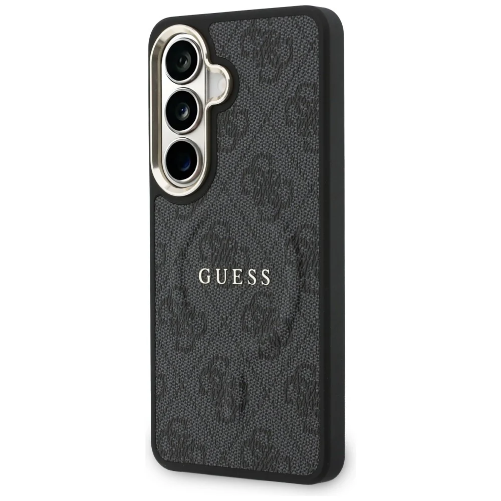MagSafe Case for Samsung Galaxy S26 Plus S947, Guess, 4G Embossed Ring, Black - Image 5