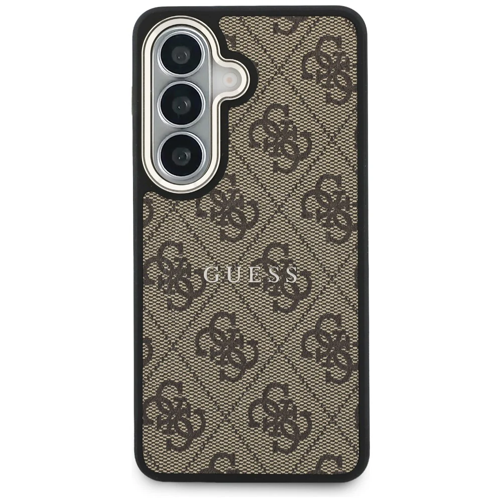 MagSafe Case for Samsung Galaxy S26 Plus S947, Guess, 4G Embossed Ring, Brown - Image 6