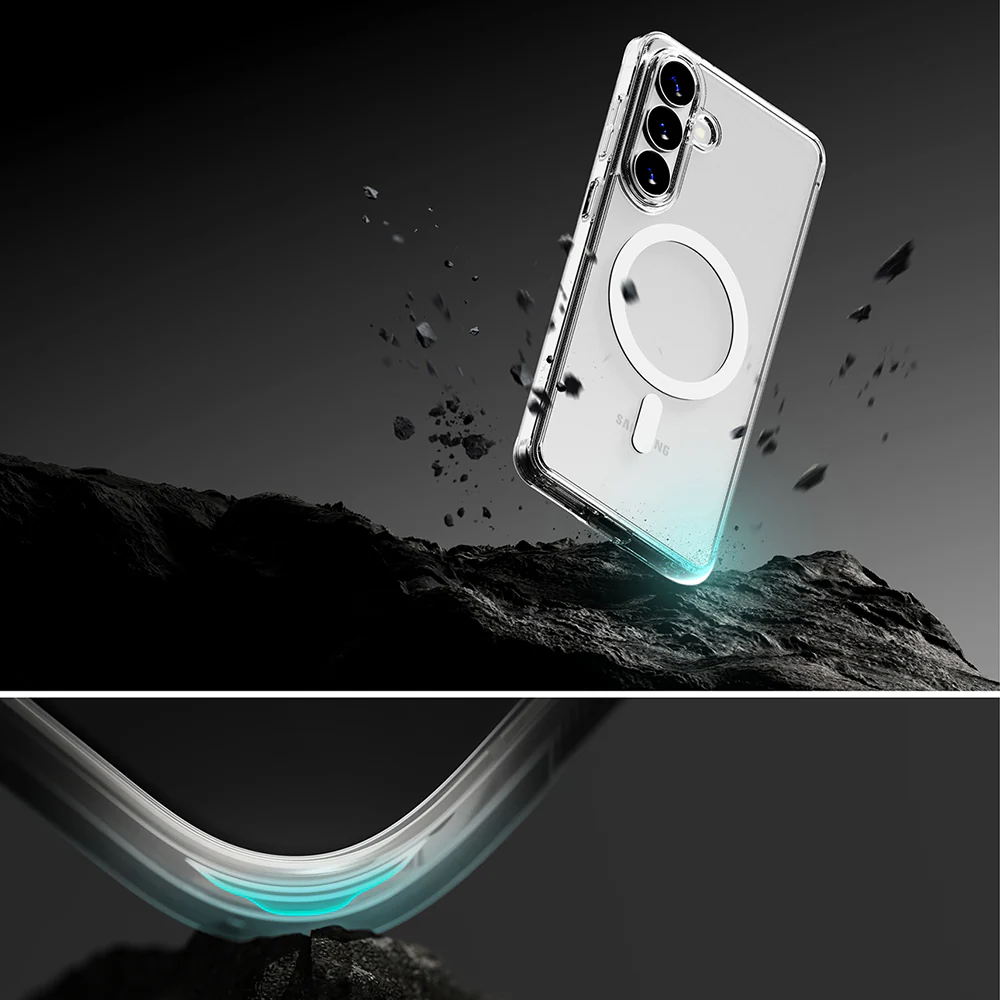 MagSafe Case for Samsung Galaxy S26 Plus S947, Ringke, Fusion, Transparent - Image 6