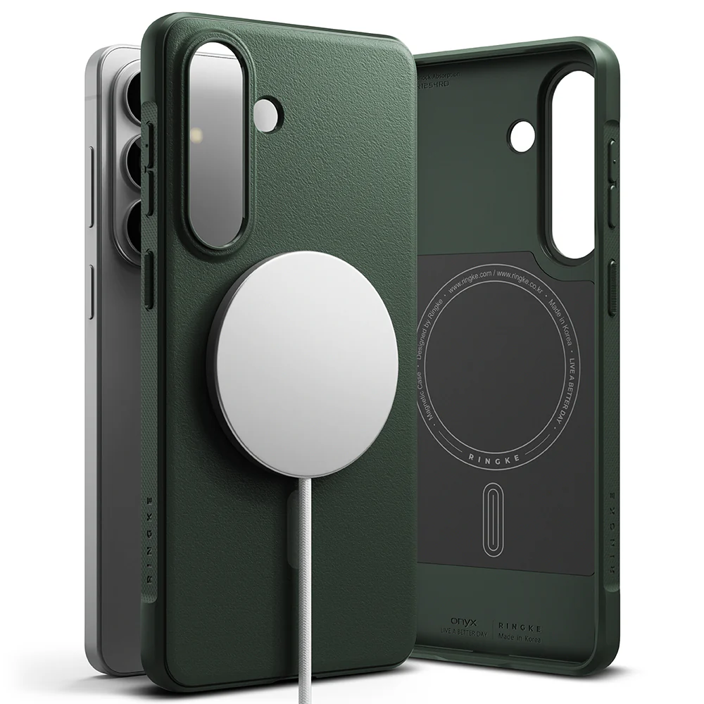 MagSafe Case for Samsung Galaxy S26 Plus S947, Ringke, Onyx, Dark Green - Image 3