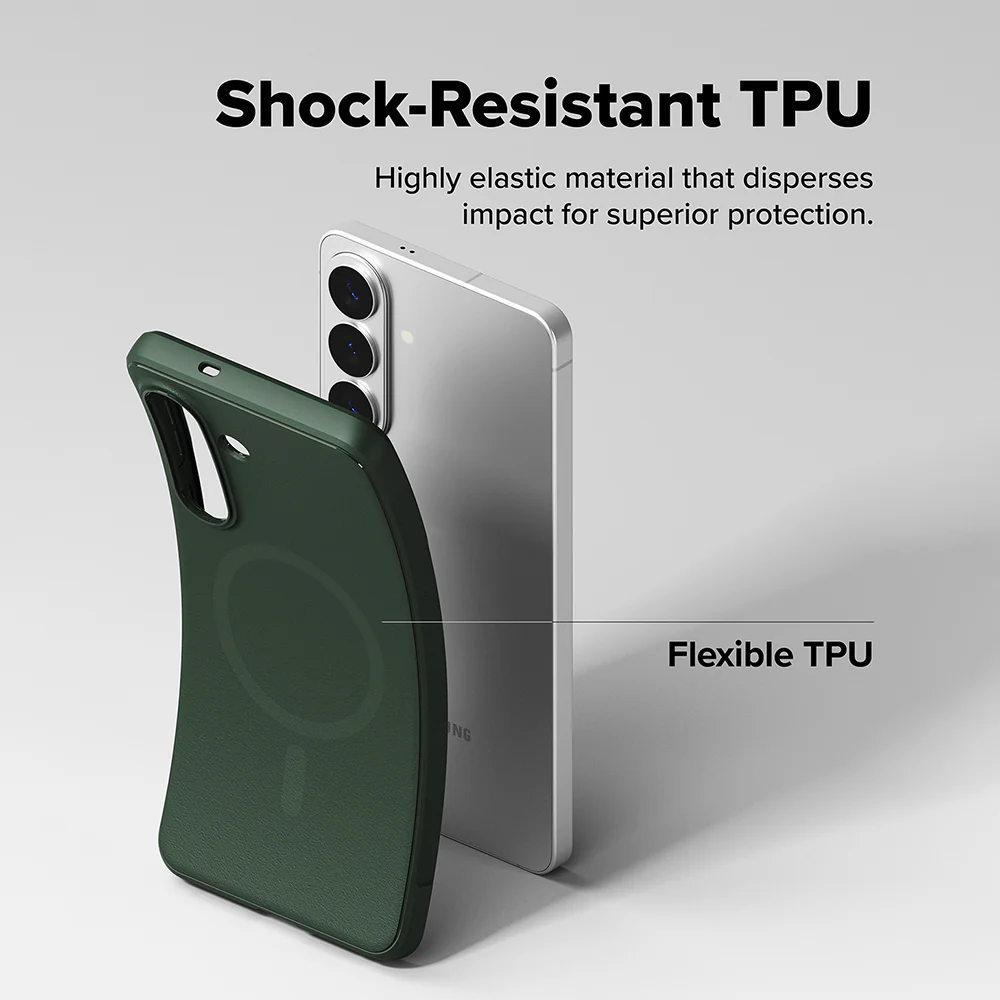 MagSafe Case for Samsung Galaxy S26 Plus S947, Ringke, Onyx, Dark Green - Image 6