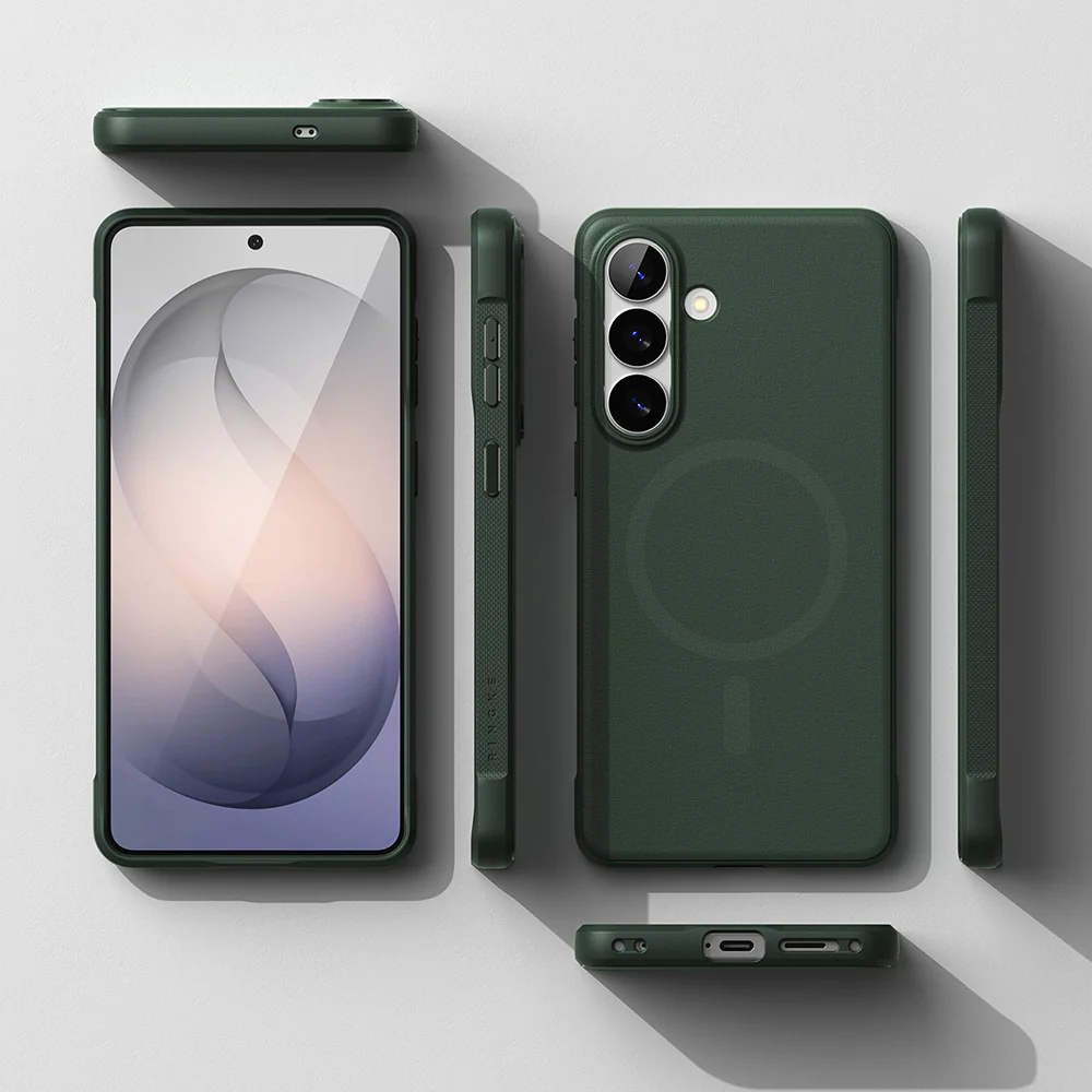 MagSafe Case for Samsung Galaxy S26 Plus S947, Ringke, Onyx, Dark Green - Image 7