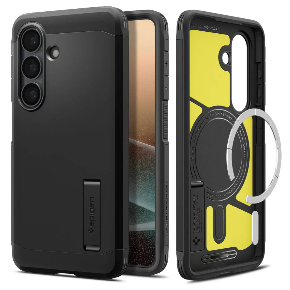 MagSafe Case for Samsung Galaxy S26 Plus S947, Spigen, Tough Armor, Black ACS10713 - Image 2