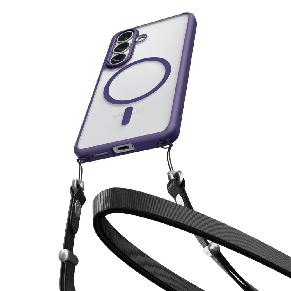 MagSafe Case for Samsung Galaxy S26 Plus S947, Spigen, Ultra Hybrid, Dark Purple ACS11214 - Image 6