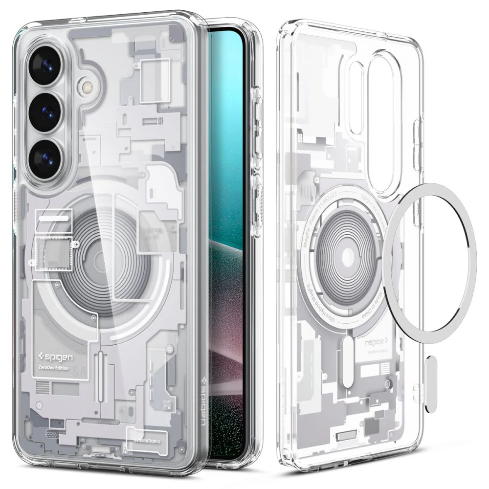 MagSafe Case for Samsung Galaxy S26 Plus S947, Spigen, Ultra Hybrid Zero One, White ACS10712 - Image 2
