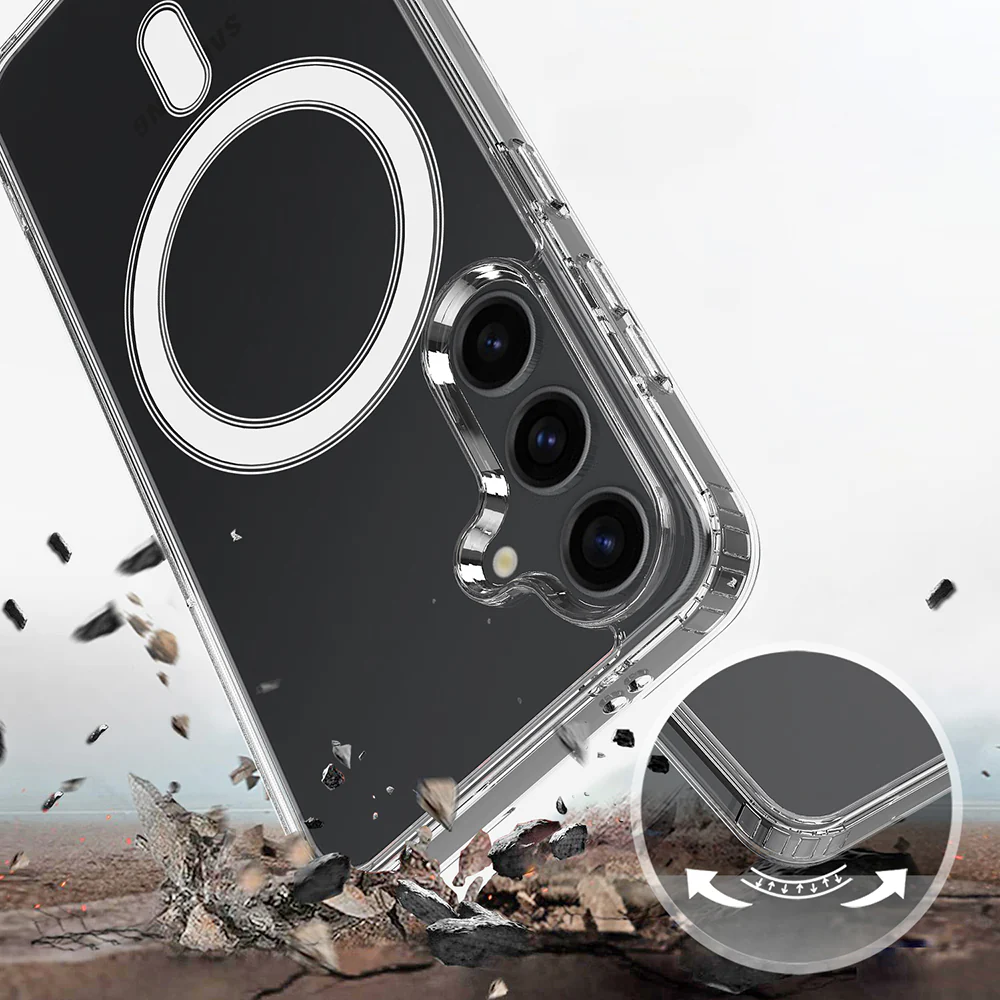 MagSafe Case for Samsung Galaxy S26 Plus S947, Techsuit, Pro, Transparent - Image 3