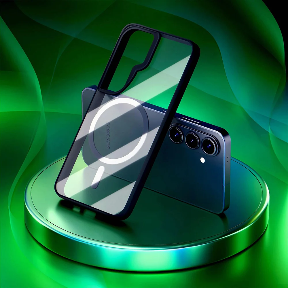 MagSafe Case for Samsung Galaxy S26 S942, 3MK, Satin Armor, Transparent - Image 5