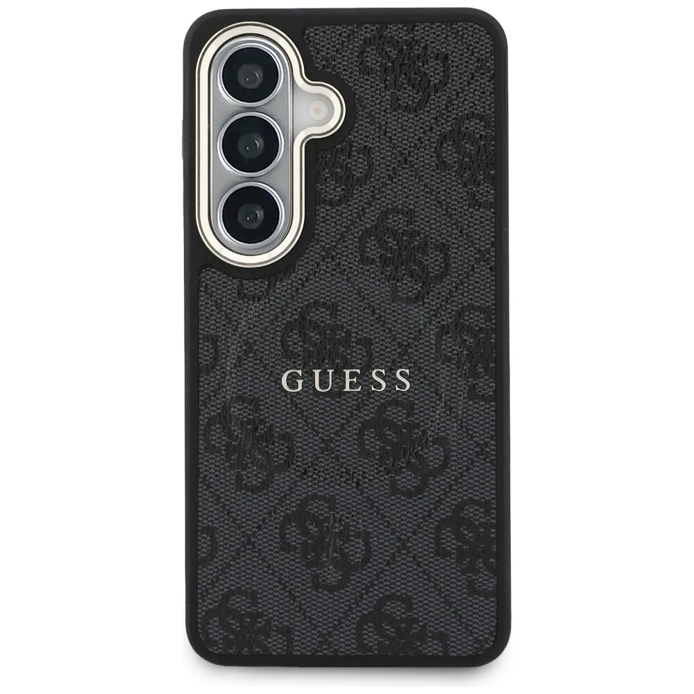 MagSafe Case for Samsung Galaxy S26 S942, Guess, 4G Embossed Ring, Black - Image 3