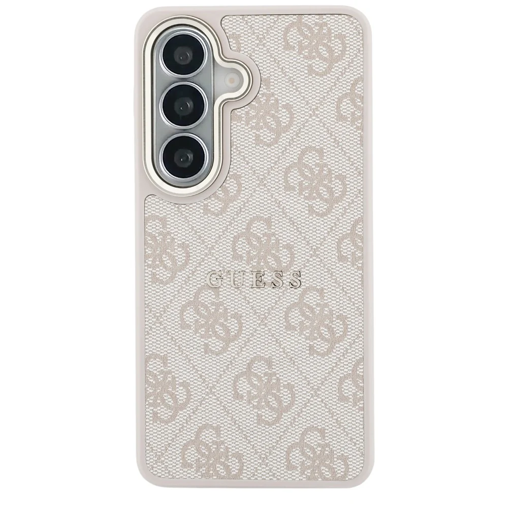 MagSafe Case for Samsung Galaxy S26 S942, Guess, 4G Embossed Ring, Pink - Image 2