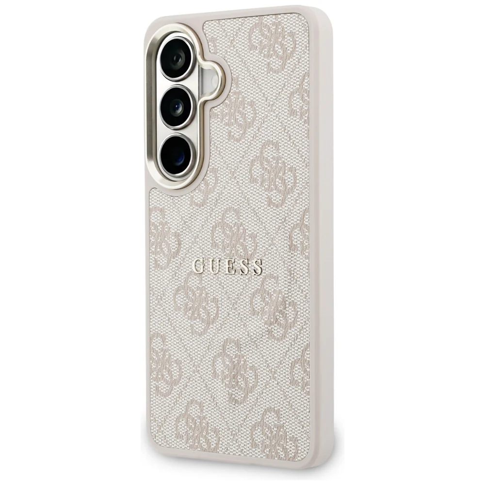 MagSafe Case for Samsung Galaxy S26 S942, Guess, 4G Embossed Ring, Pink Black - Image 6
