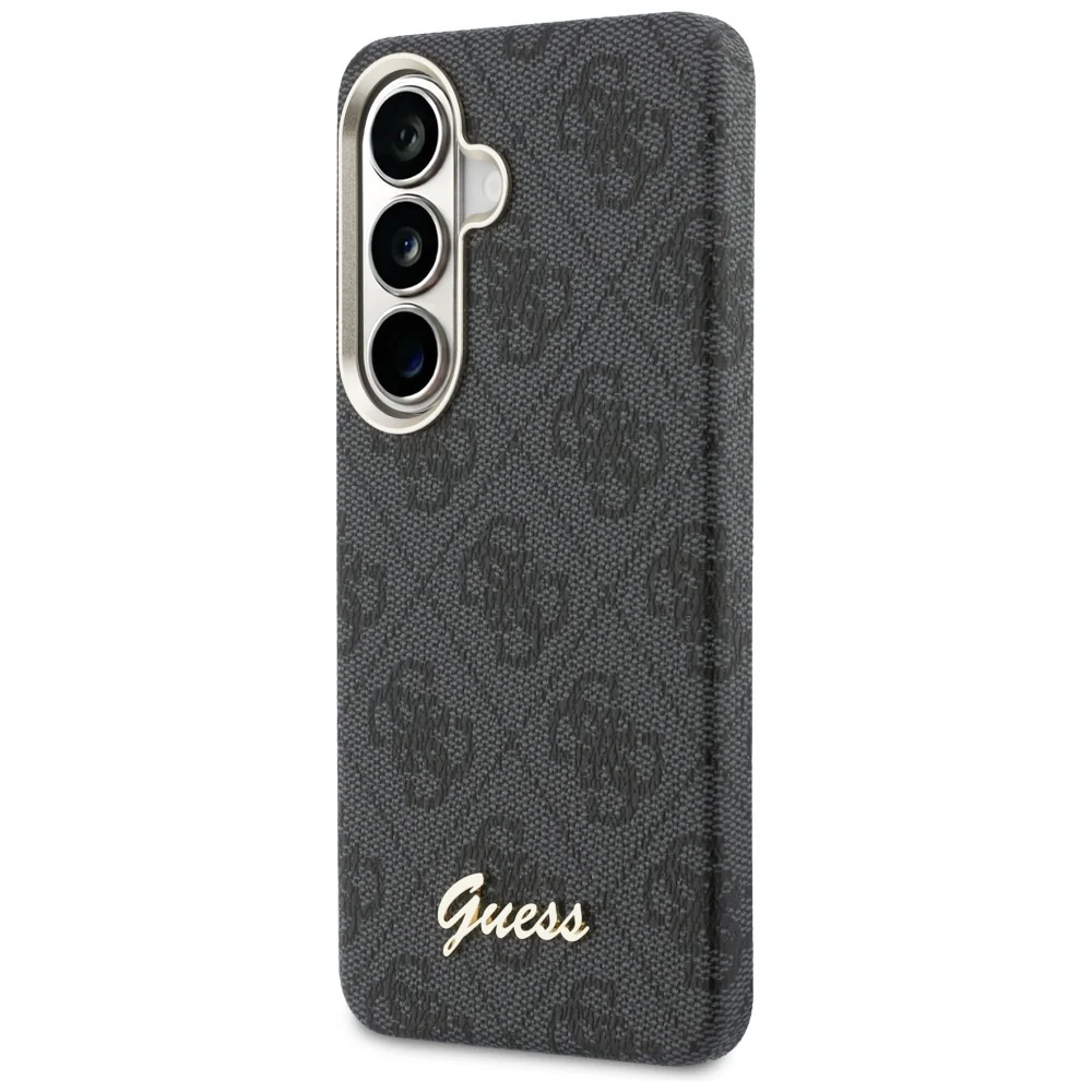 MagSafe Case for Samsung Galaxy S26 S942, Guess, 4G Script Logo, Black - Image 2
