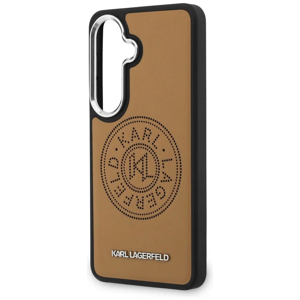 MagSafe Case for Samsung Galaxy S26 S942, Karl Lagerfeld, Karl Round Point Logo, Brown - Image 6