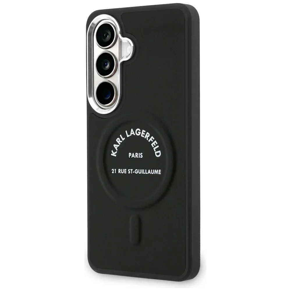 MagSafe Case for Samsung Galaxy S26 S942, Karl Lagerfeld, Karl RSG Logo, Black - Image 3