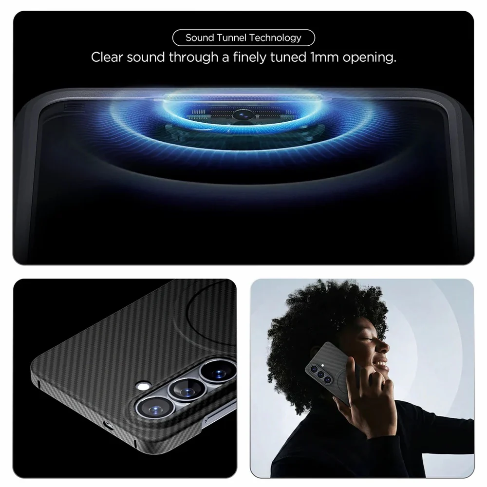 MagSafe Case for Samsung Galaxy S26 S942, Spigen, Air Skin, Black ACS11059 - Image 6