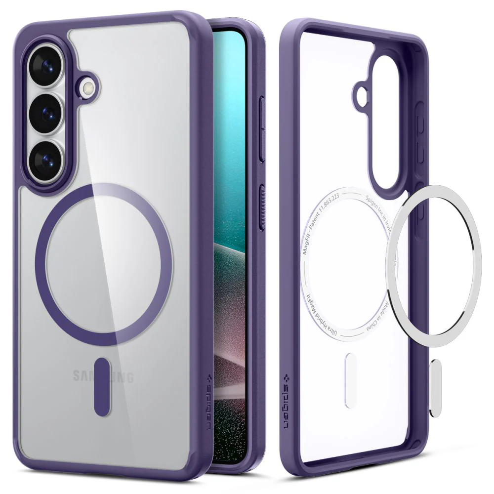 MagSafe Case for Samsung Galaxy S26 S942, Spigen, Ultra Hybrid, Dark Purple ACS11220 - Image 2