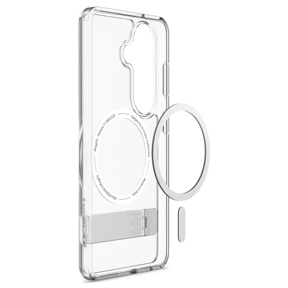 MagSafe Case for Samsung Galaxy S26 S942, Spigen, Ultra Hybrid S, White Transparent ACS11061 - Image 4