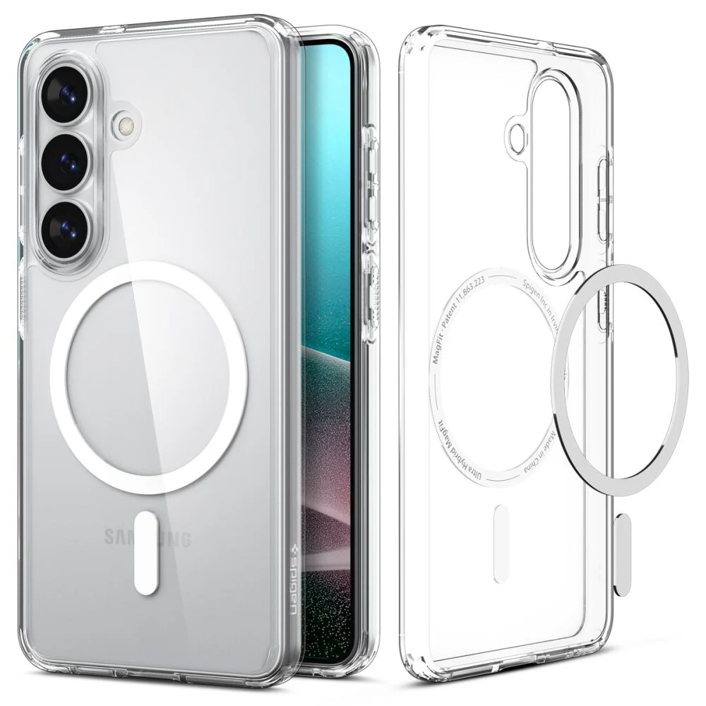MagSafe Case for Samsung Galaxy S26 S942, Spigen, Ultra Hybrid, White Transparent ACS10734 - Image 2
