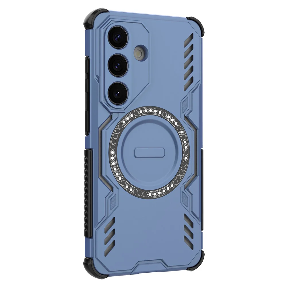 MagSafe Case for Samsung Galaxy S26 S942, Techsuit, ArmorMag, Blue - Image 2