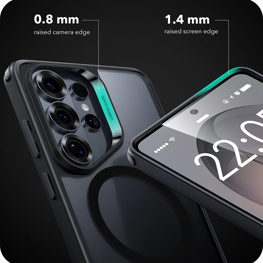 MagSafe Case for Samsung Galaxy S26 Ultra S948, ESR, Classic Hybrid, Satin Black - Image 6