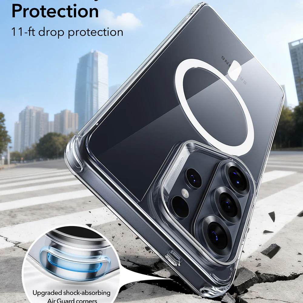 MagSafe Case for Samsung Galaxy S26 Ultra S948, ESR, Classic Hybrid, Transparent - Image 7