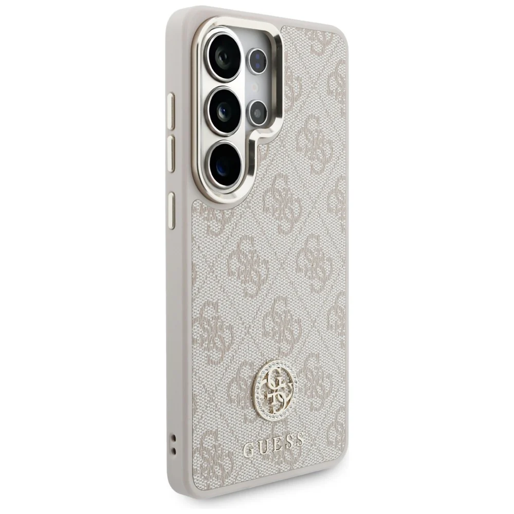 MagSafe Case for Samsung Galaxy S26 Ultra S948, GUESS, 4G Big Rhinestone Triangle Strap, Pink - Image 4