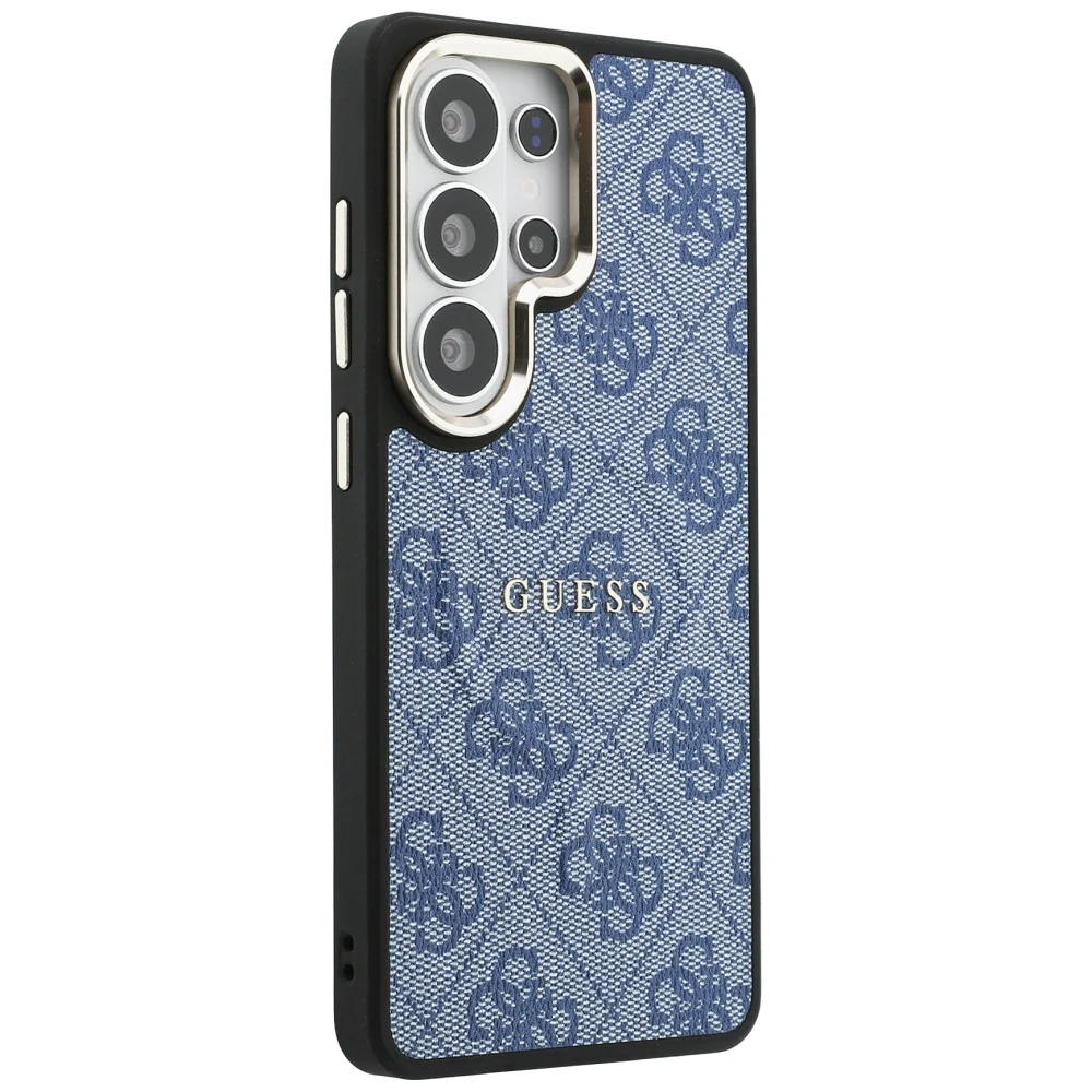 MagSafe Case for Samsung Galaxy S26 Ultra S948, Guess, 4G Embossed Ring, Blue - Image 3