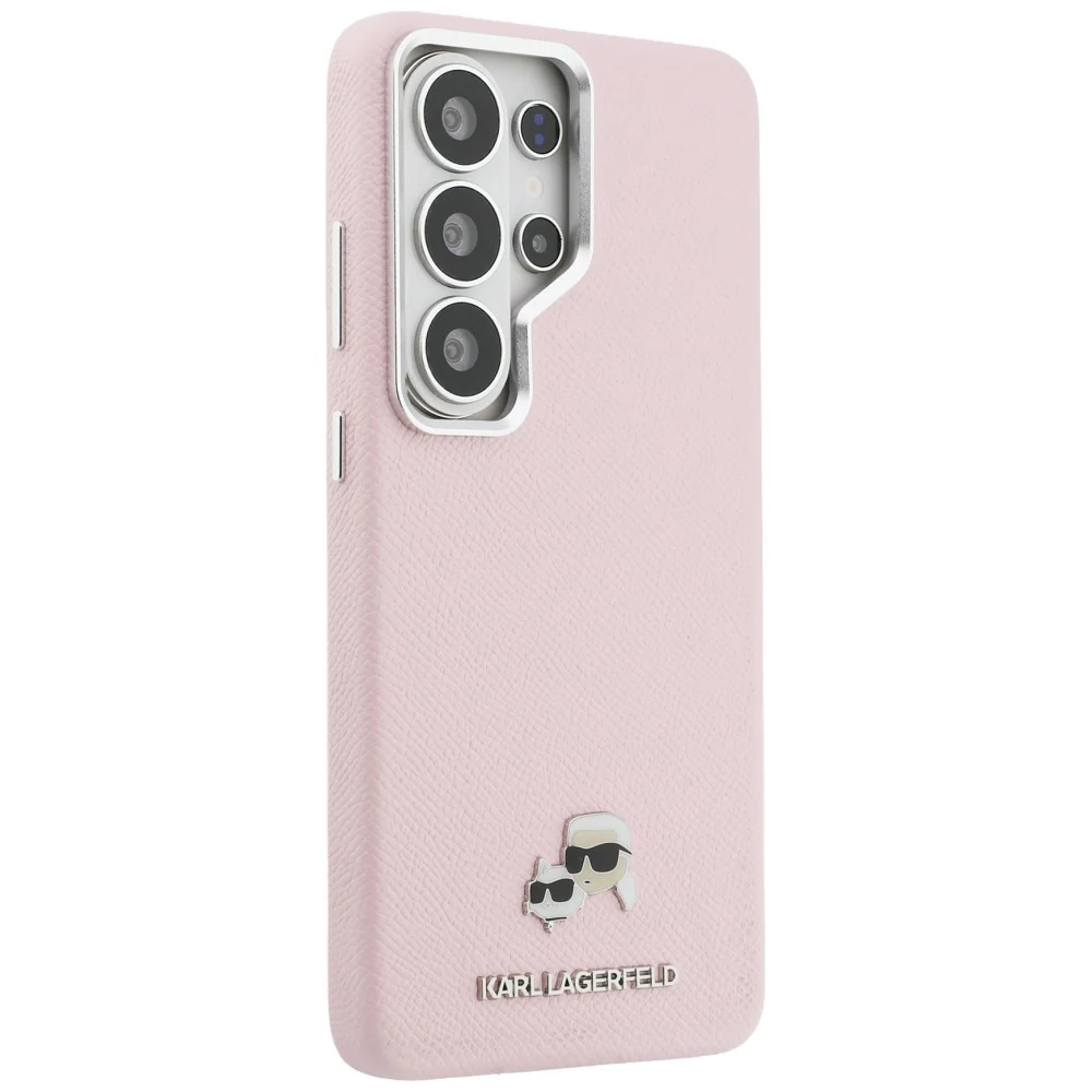MagSafe Case for Samsung Galaxy S26 Ultra S948, Karl Lagerfeld, Karl & Choupette Head's Pin, Pink - Image 2