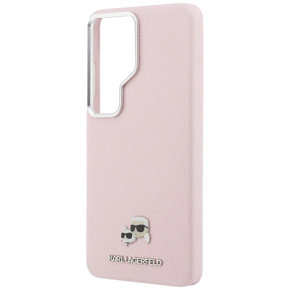 MagSafe Case for Samsung Galaxy S26 Ultra S948, Karl Lagerfeld, Karl & Choupette Head's Pin, Pink - Image 5