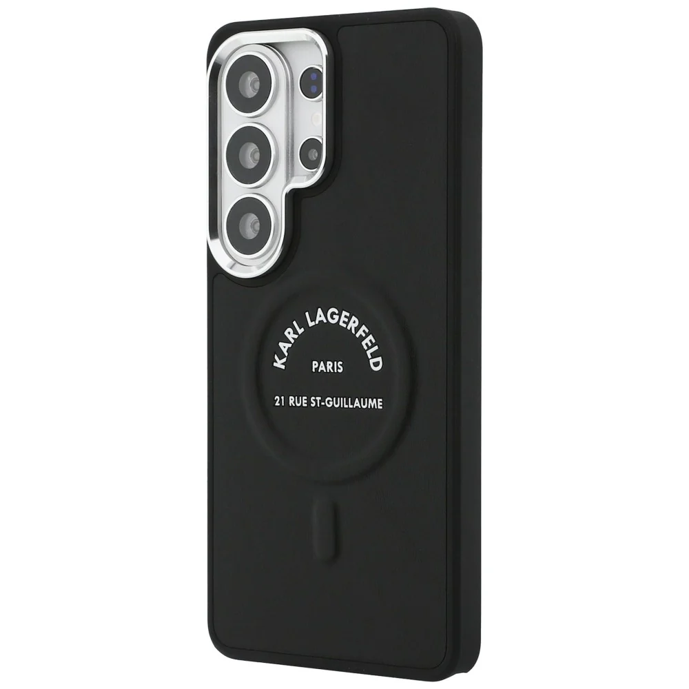 MagSafe Case for Samsung Galaxy S26 Ultra S948, Karl Lagerfeld, Karl RSG Logo, Black - Image 4