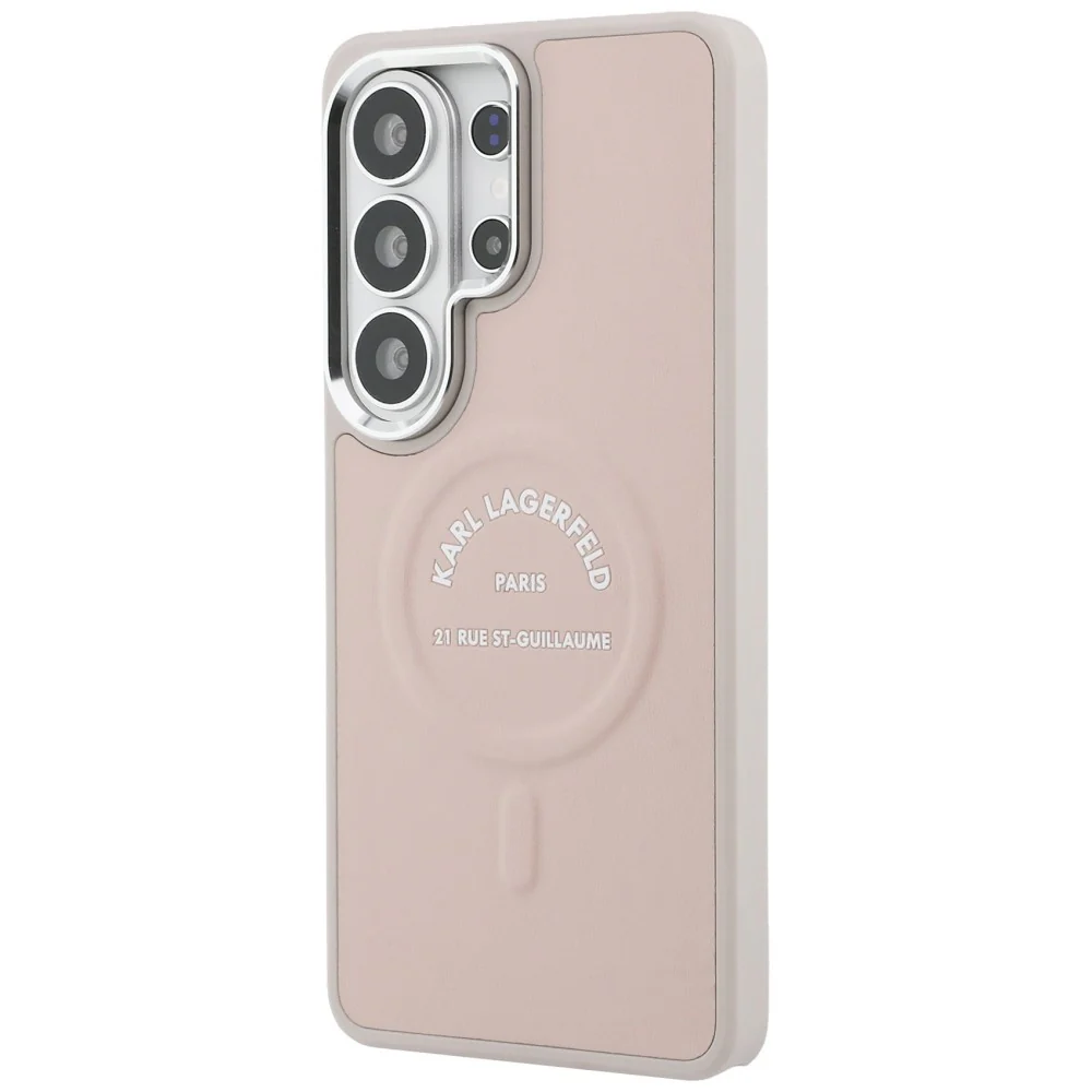 MagSafe Case for Samsung Galaxy S26 Ultra S948, Karl Lagerfeld, Karl RSG Logo, Pink - Image 4