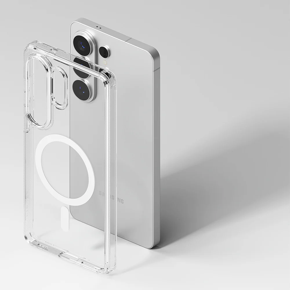 MagSafe Case for Samsung Galaxy S26 Ultra S948, Ringke, Fusion, Transparent - Image 5