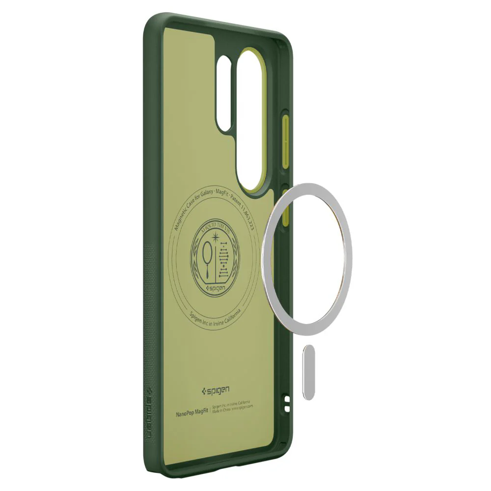 MagSafe Case for Samsung Galaxy S26 Ultra S948, Spigen, Caseology Nano Pop, Green ACS11039 - Image 4