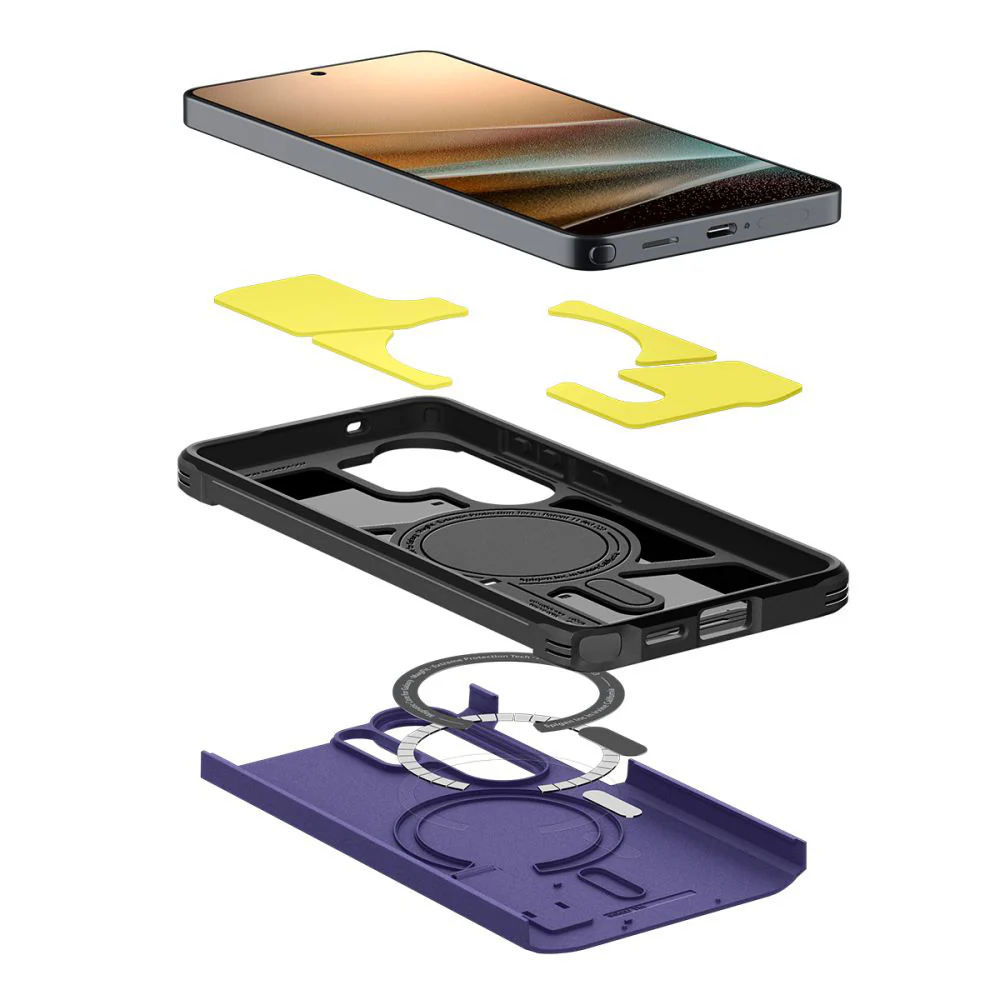 MagSafe Case for Samsung Galaxy S26 Ultra S948, Spigen, Tough Armor, Purple ACS11209 - Image 6
