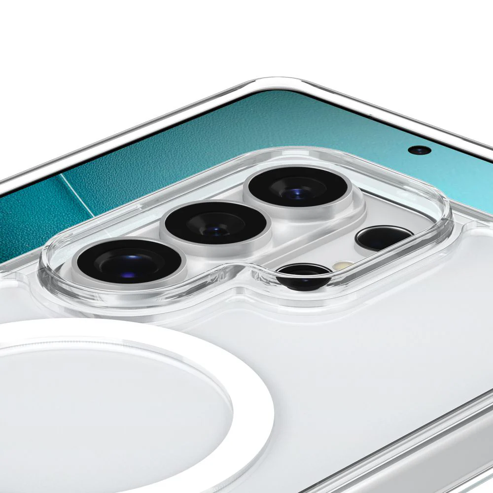 MagSafe Case for Samsung Galaxy S26 Ultra S948, Spigen, Ultra Hybrid S, White Transparent ACS11032 - Image 5