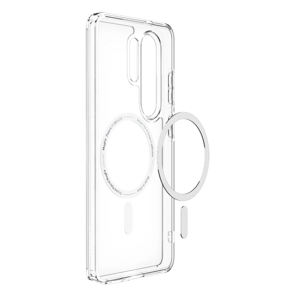 MagSafe Case for Samsung Galaxy S26 Ultra S948, Spigen, Ultra Hybrid, White Transparent ACS10679 - Image 4