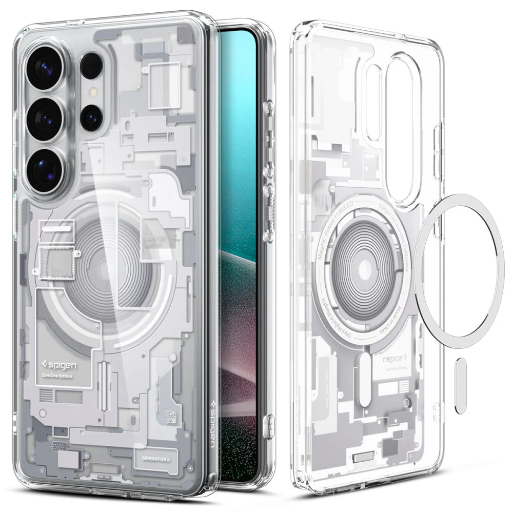 MagSafe Case for Samsung Galaxy S26 Ultra S948, Spigen, Ultra Hybrid Zero One, White ACS10683 - Image 2