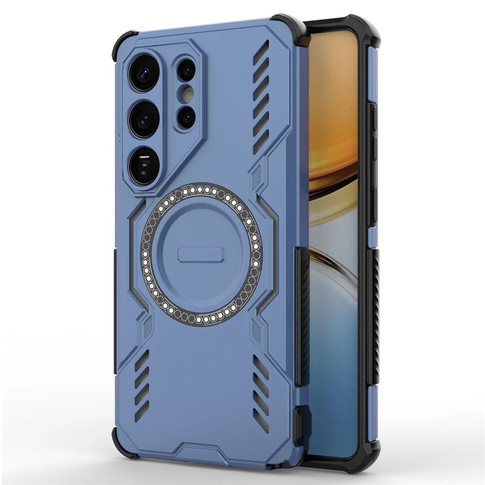MagSafe Case for Samsung Galaxy S26 Ultra S948, Techsuit, ArmorMag, Blue