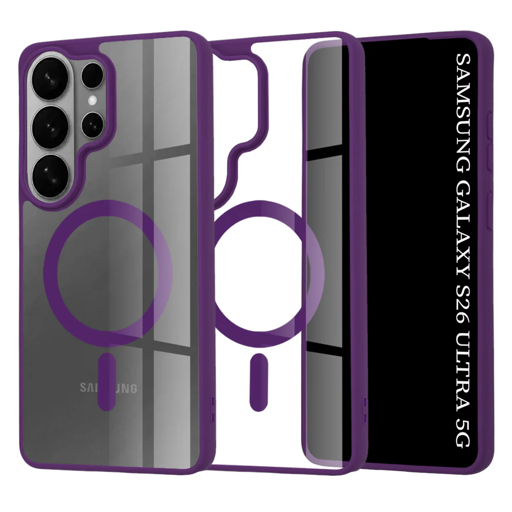 MagSafe Case for Samsung Galaxy S26 Ultra S948, Techsuit, Pro, Purple