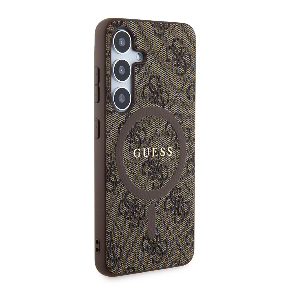 MagSafe Case for Samsung Galaxy Z Flip7 F766, Guess, 4G Collection, Brown - Image 3