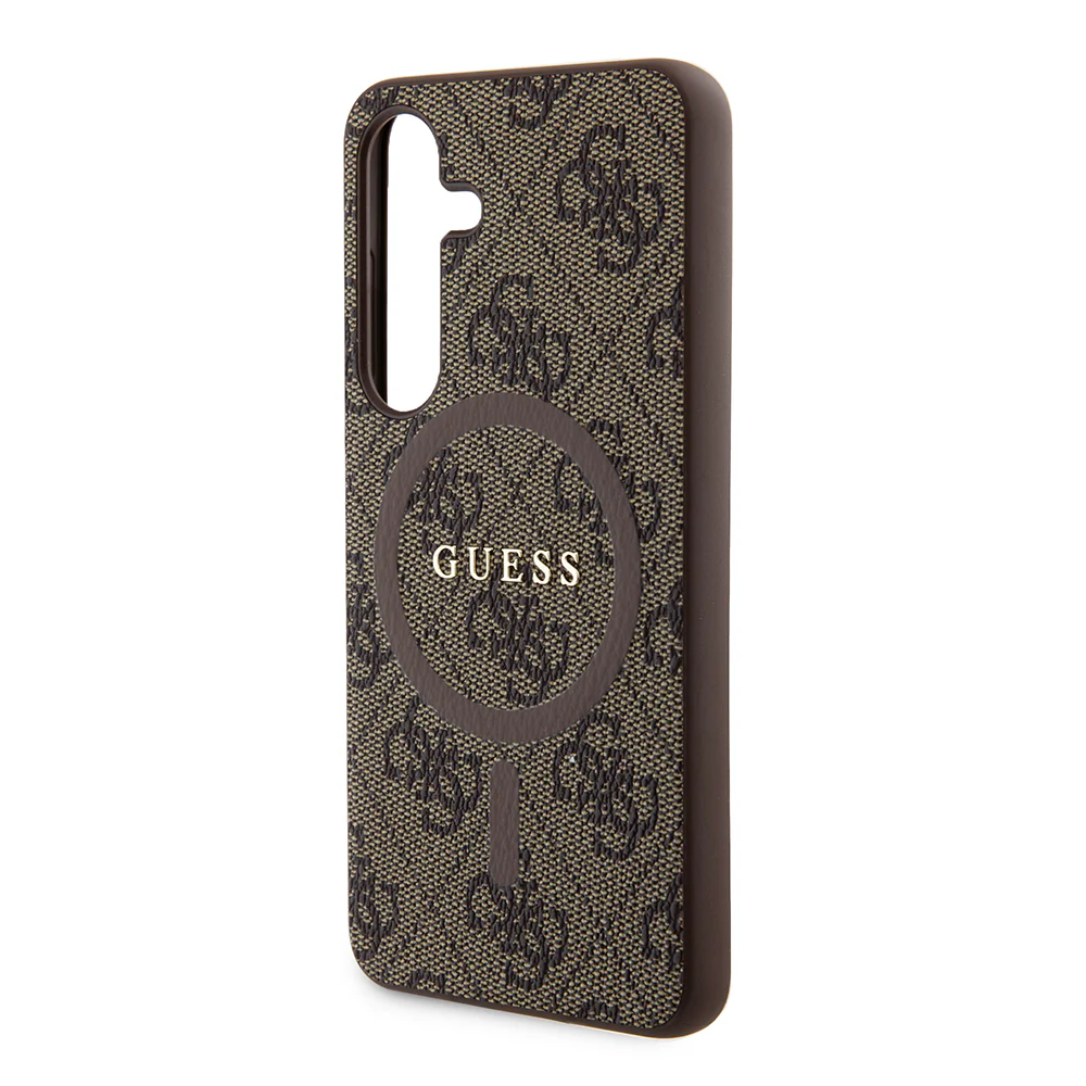 MagSafe Case for Samsung Galaxy Z Flip7 F766, Guess, 4G Collection, Brown - Image 5