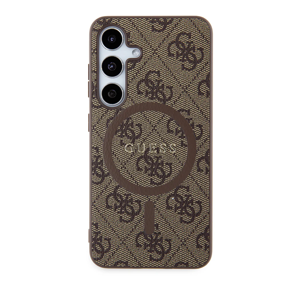 MagSafe Case for Samsung Galaxy Z Flip7 F766, Guess, 4G Collection, Brown - Image 6