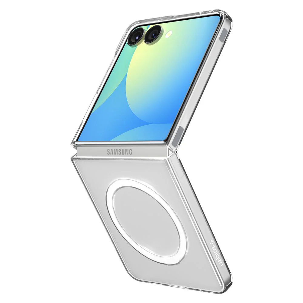 MagSafe Case for Samsung Galaxy Z Flip7 F766, Spigen, Air Skin, Transparent ACS09556 - Image 7