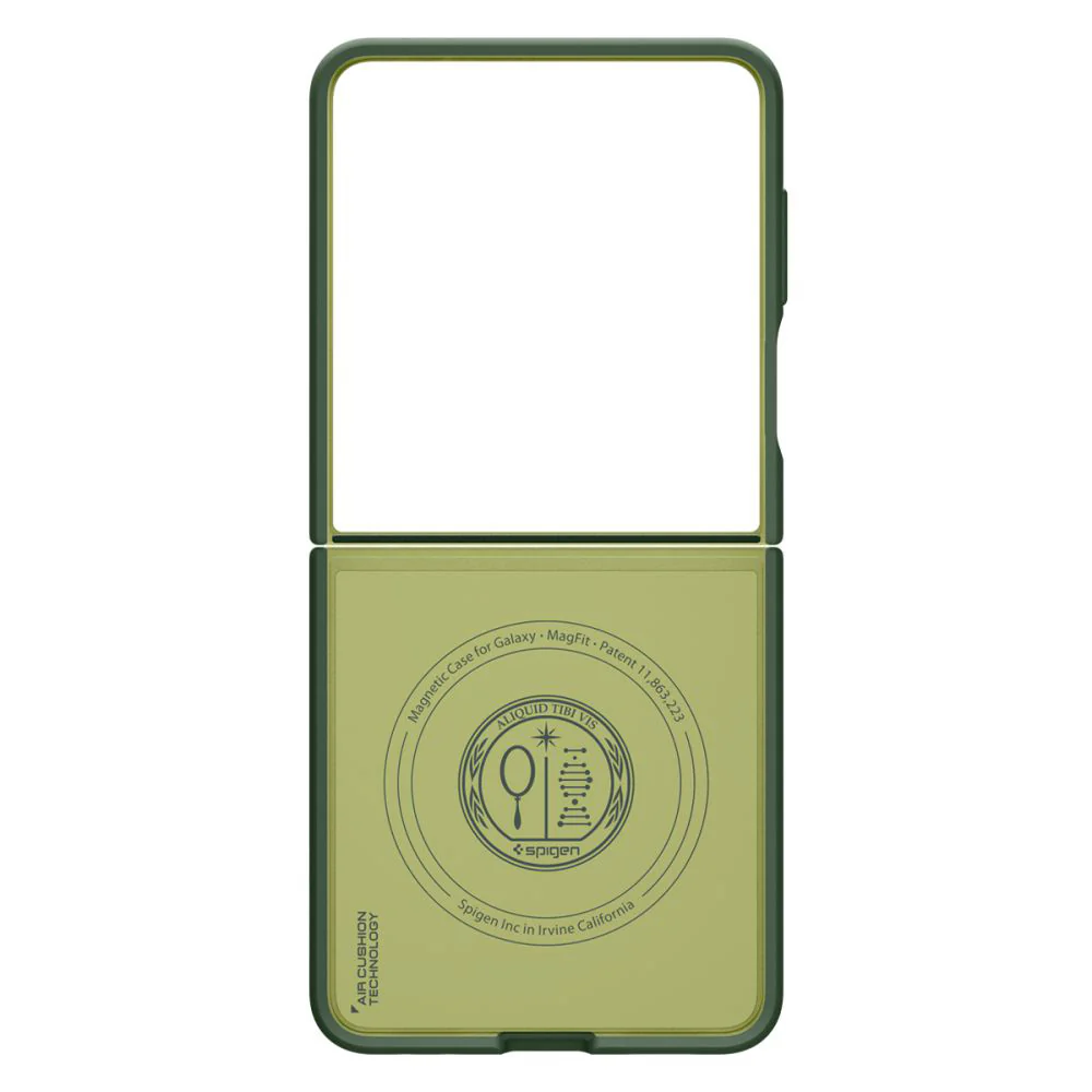 MagSafe Case for Samsung Galaxy Z Flip7 F766, Spigen, Caseology Nano Pop, Green ACS11159 - Image 4