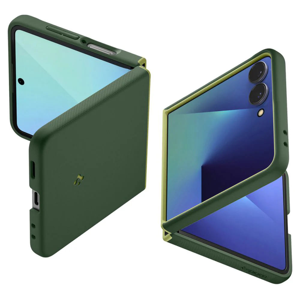 MagSafe Case for Samsung Galaxy Z Flip7 F766, Spigen, Caseology Nano Pop, Green ACS11159 - Image 7