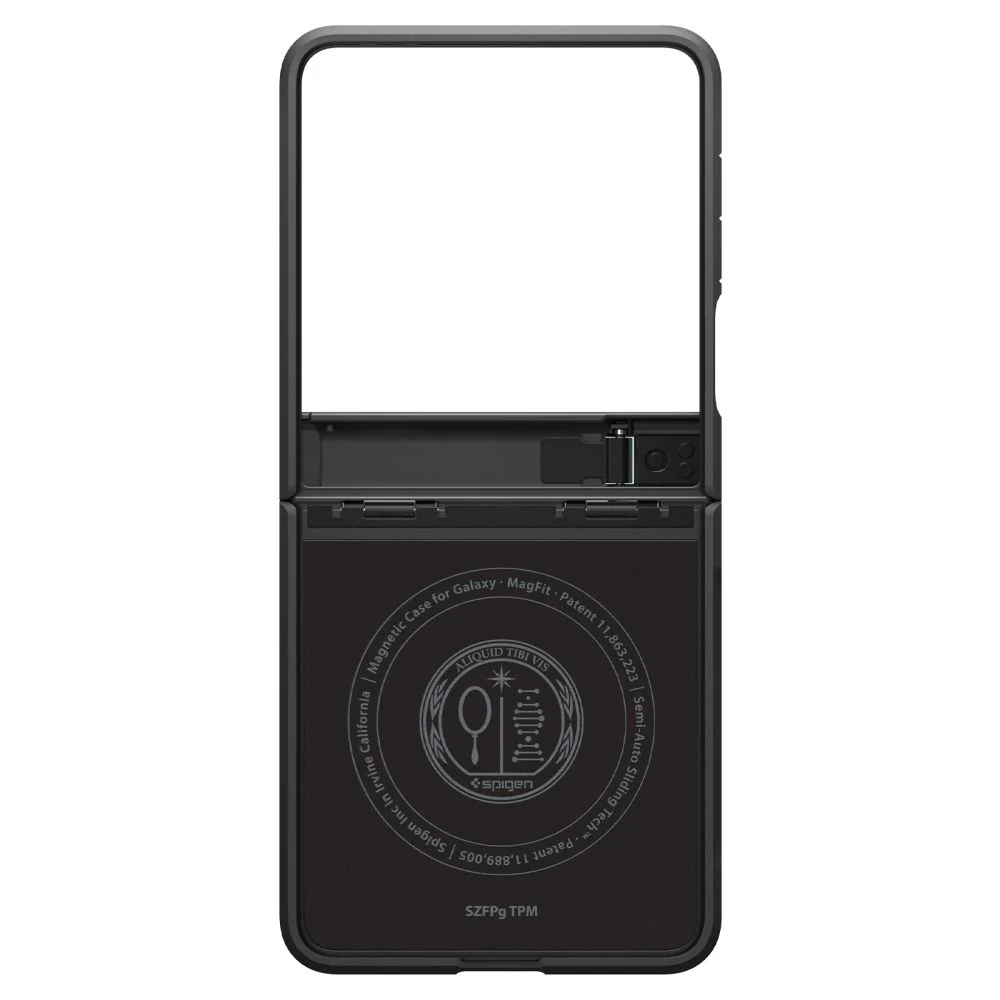MagSafe Case for Samsung Galaxy Z Flip7 F766, Spigen, Tough Armor Pro, Black ACS09561 - Image 4