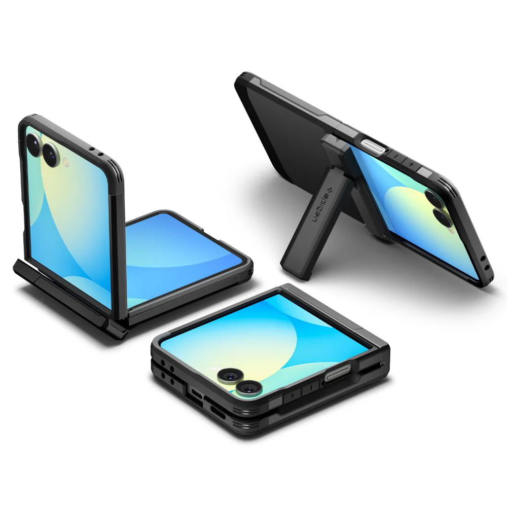 MagSafe Case for Samsung Galaxy Z Flip7 F766, Spigen, Tough Armor Pro, Black ACS09561 - Image 7