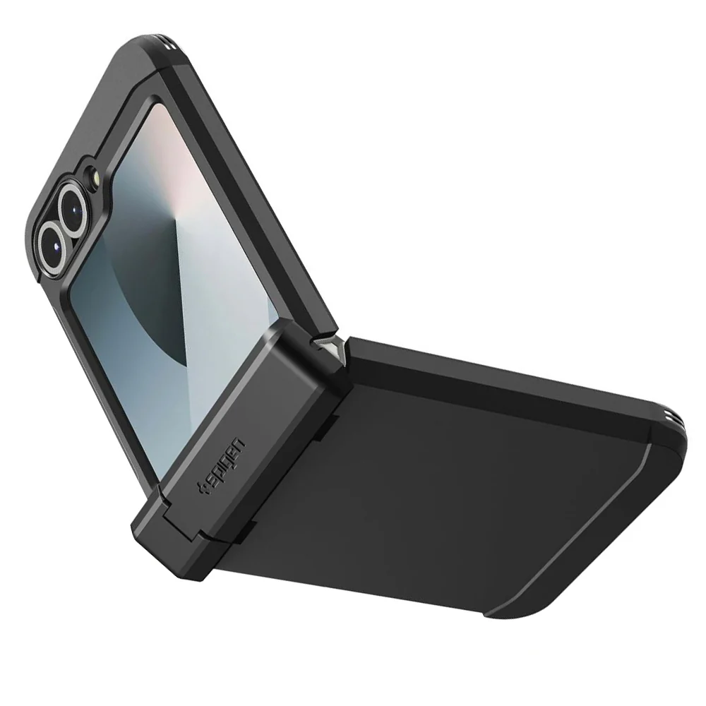 MagSafe Case for Samsung Galaxy Z Flip7 FE F761 / Z Flip6 F741, Spigen, Tough Armor Pro, Black ACS09807 - Image 2
