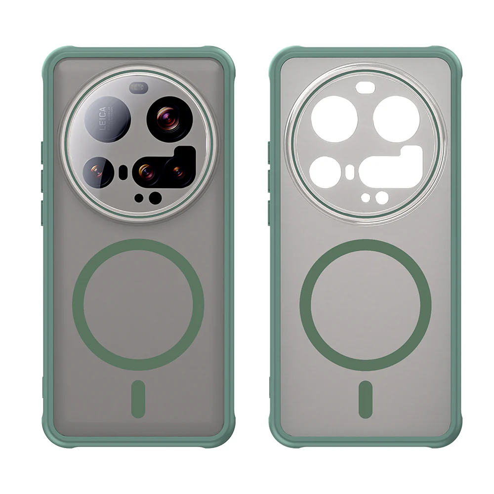 MagSafe Case for Xiaomi 15 Ultra, Techsuit, HaloFrost II, Green - Image 2