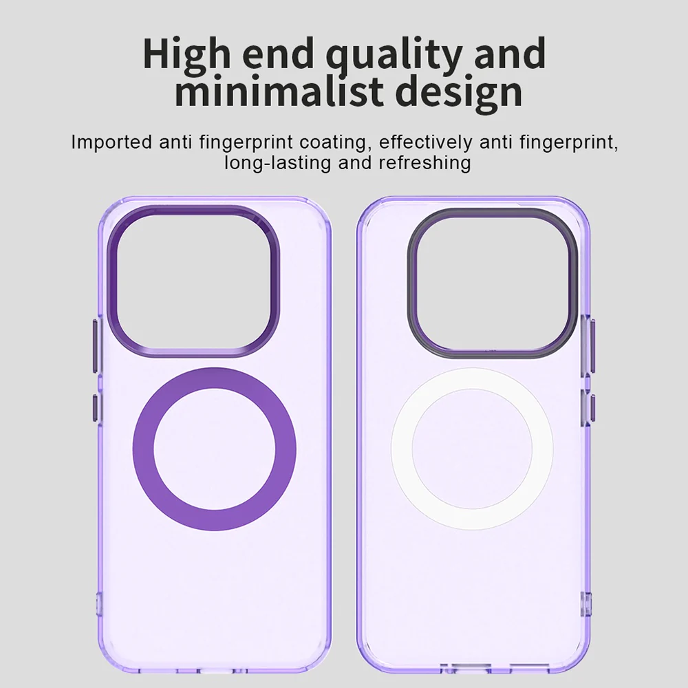 MagSafe Case for Xiaomi 15T Pro, Techsuit, CandyCase, Purple - Image 6